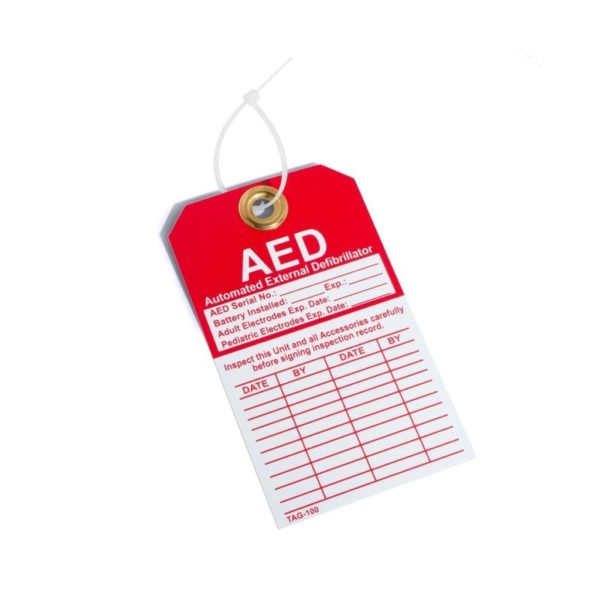 Shop Defibrillator Maintenance and Inspection Tag Australia
