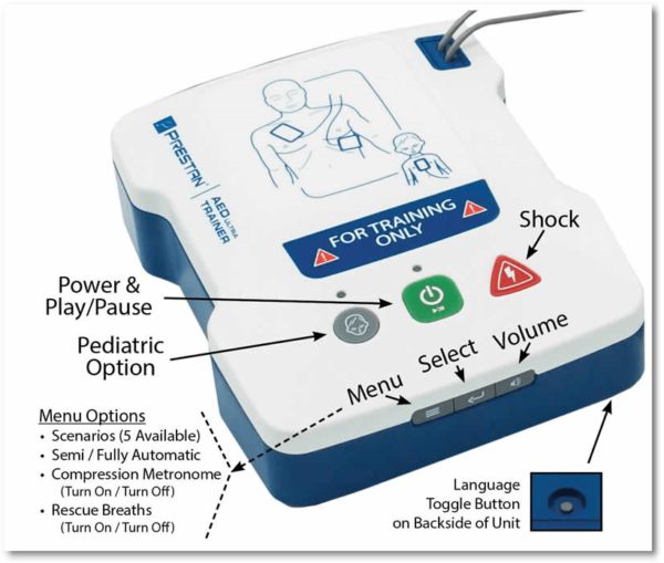 Prestan AED Ultra Trainer - Priority First Aid - PP-AEDUT-101